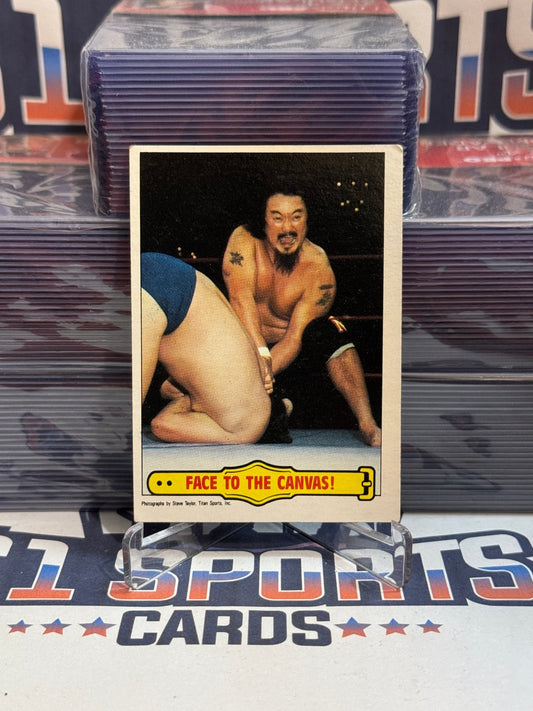 1985 Topps WWE (Ringside Action) Mr. Fuji #43