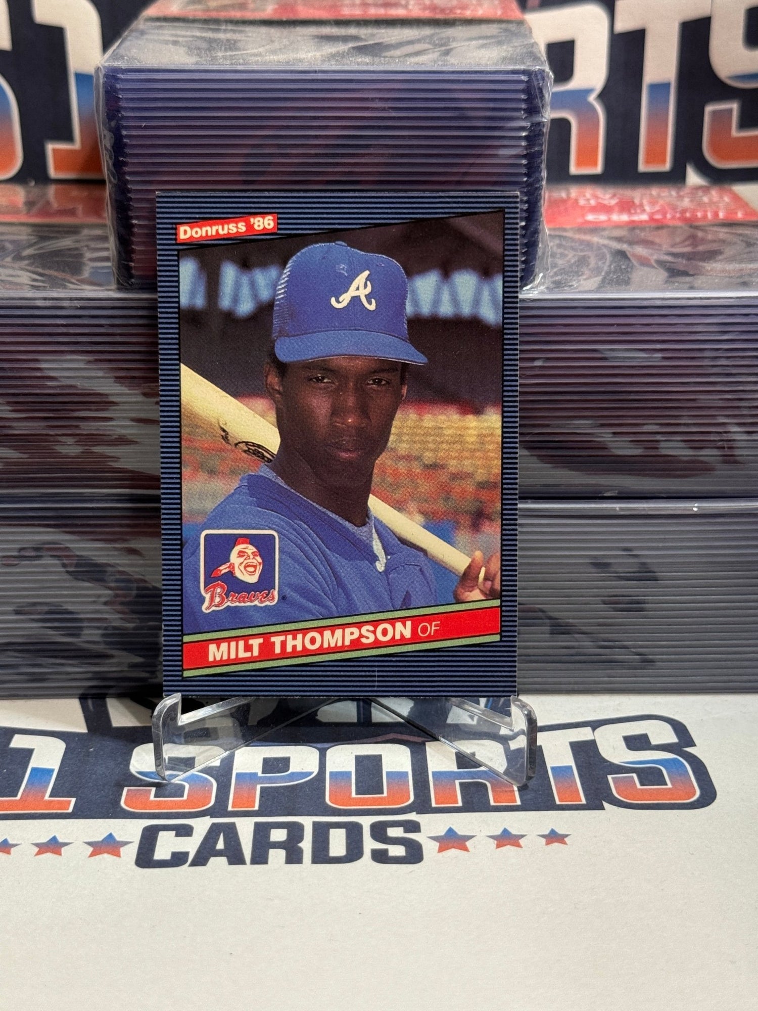 1986 Donruss Milt Thompson Rookie #507