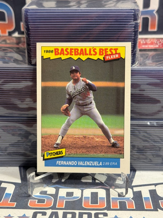 1986 Fleer (Baseball's Best) Fernando Valenzuela #41