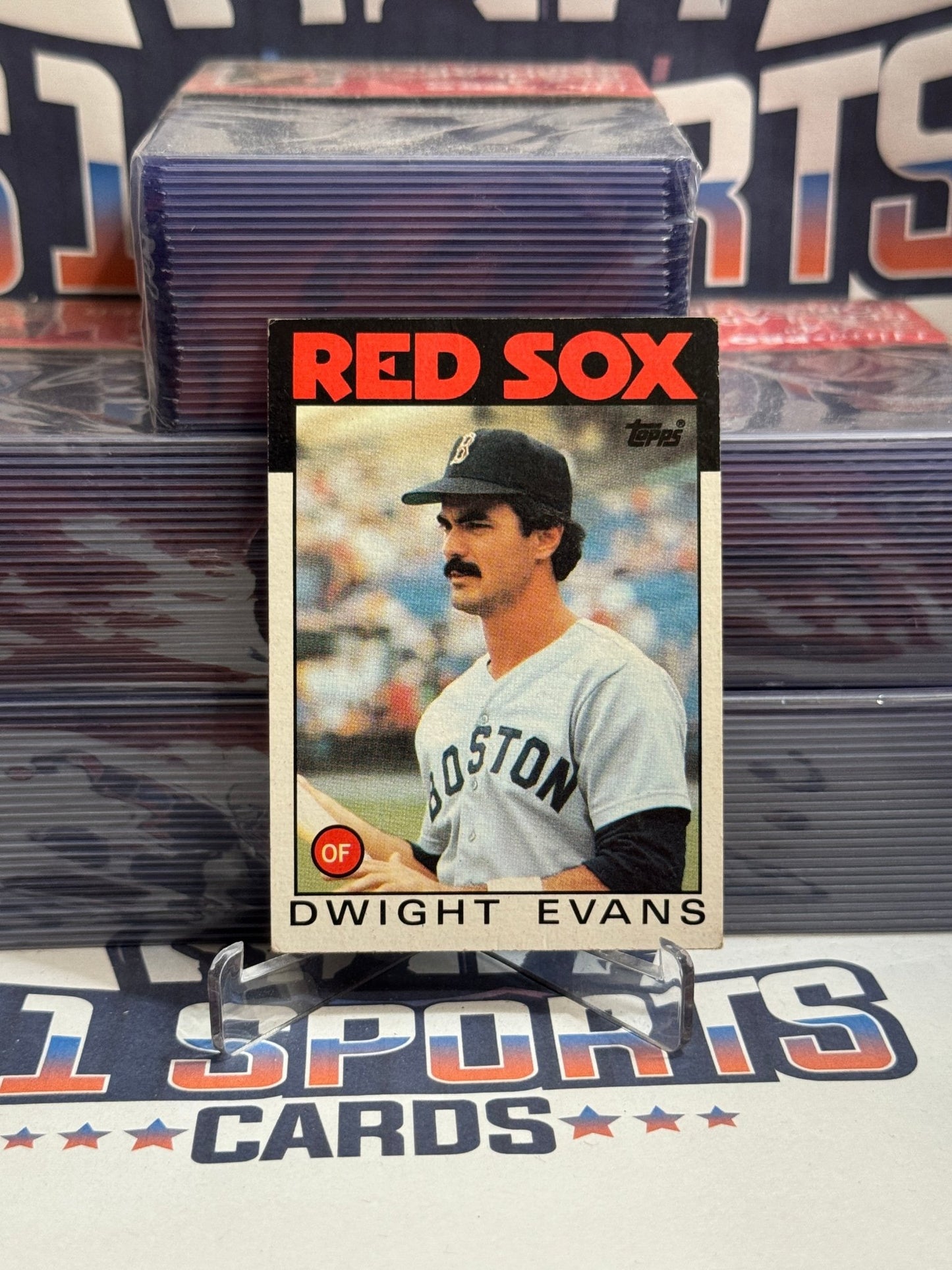 1986 Topps Dwight Evans #60