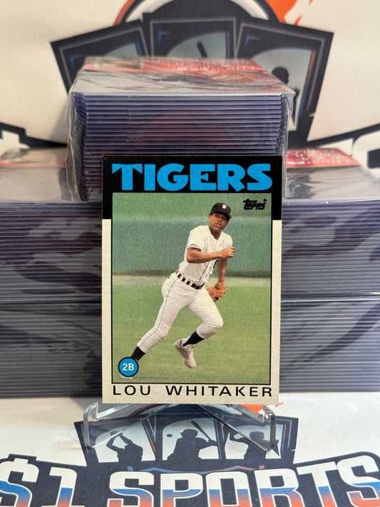 1986 Topps Lou Whitaker #20