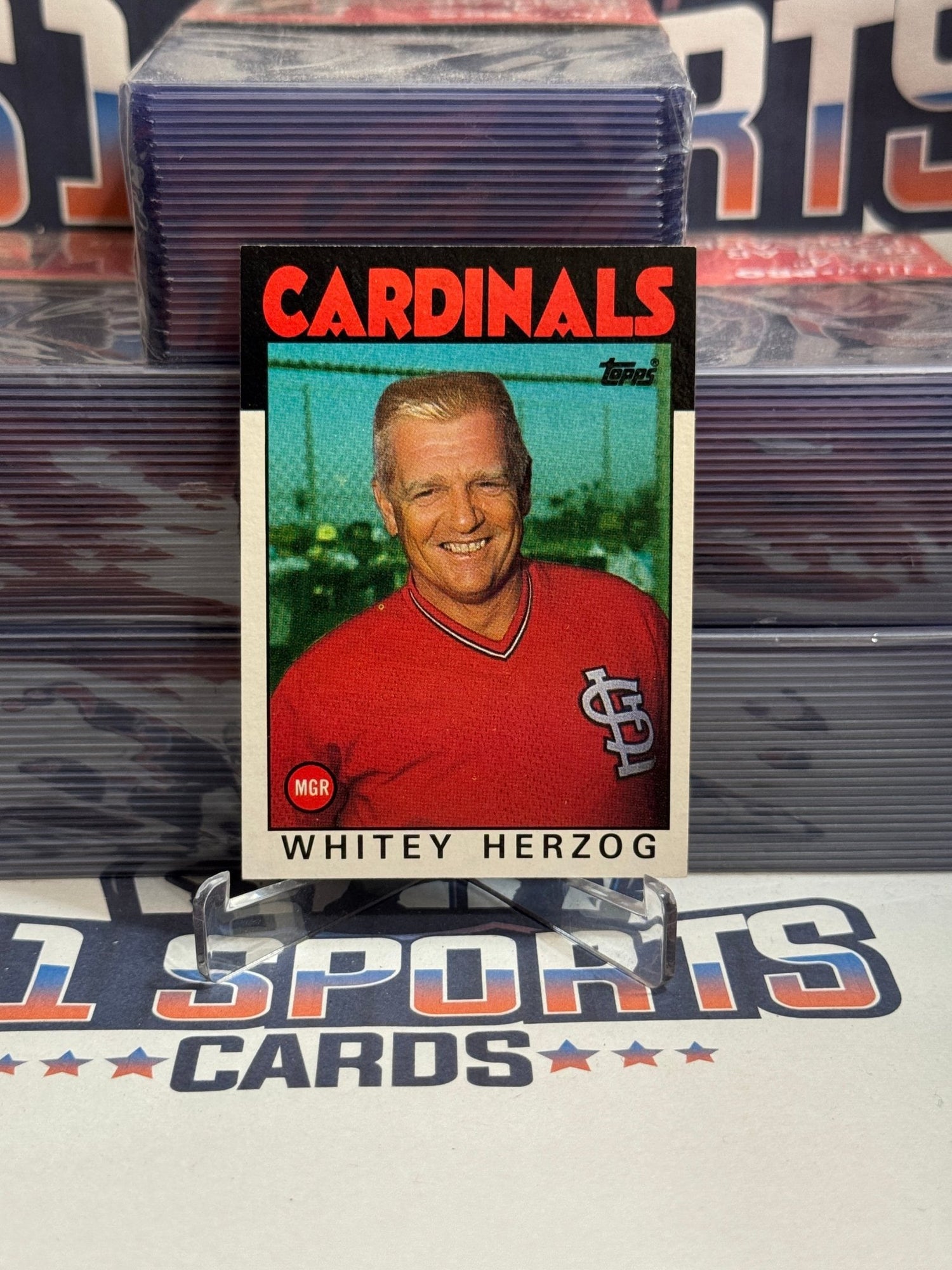 1986 Topps (Manager) Whitey Herzog #441