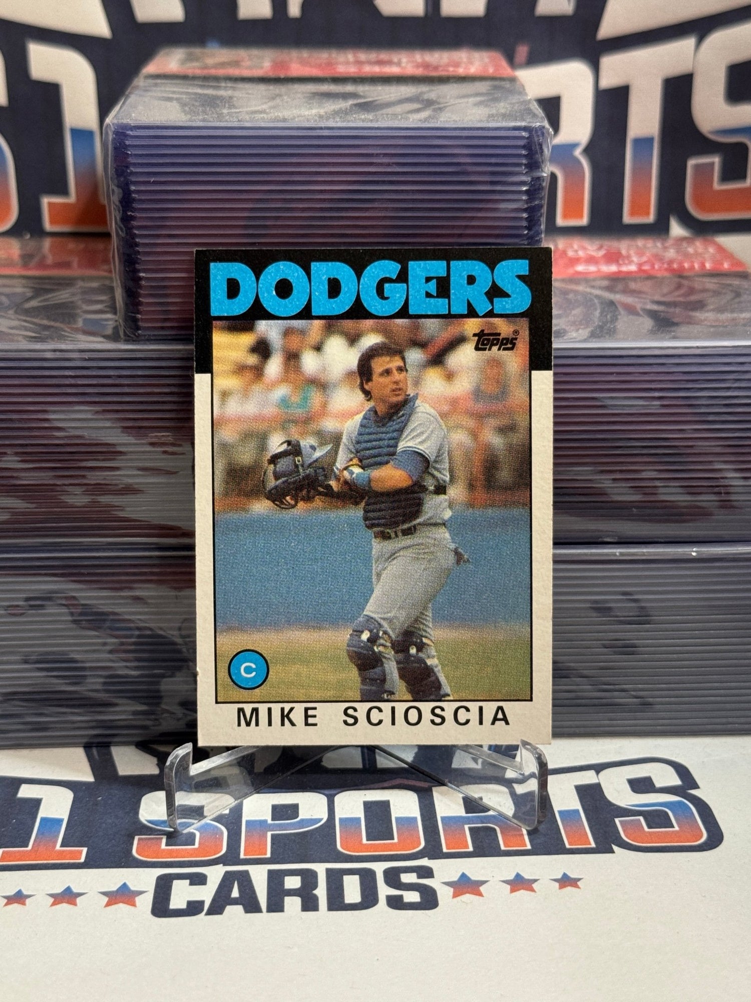 1986 Topps Mike Scioscia #468