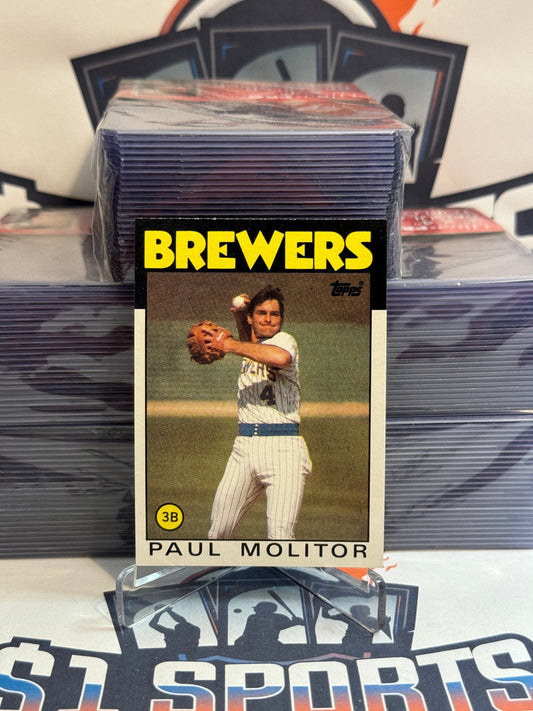 1986 Topps Paul Molitor #267