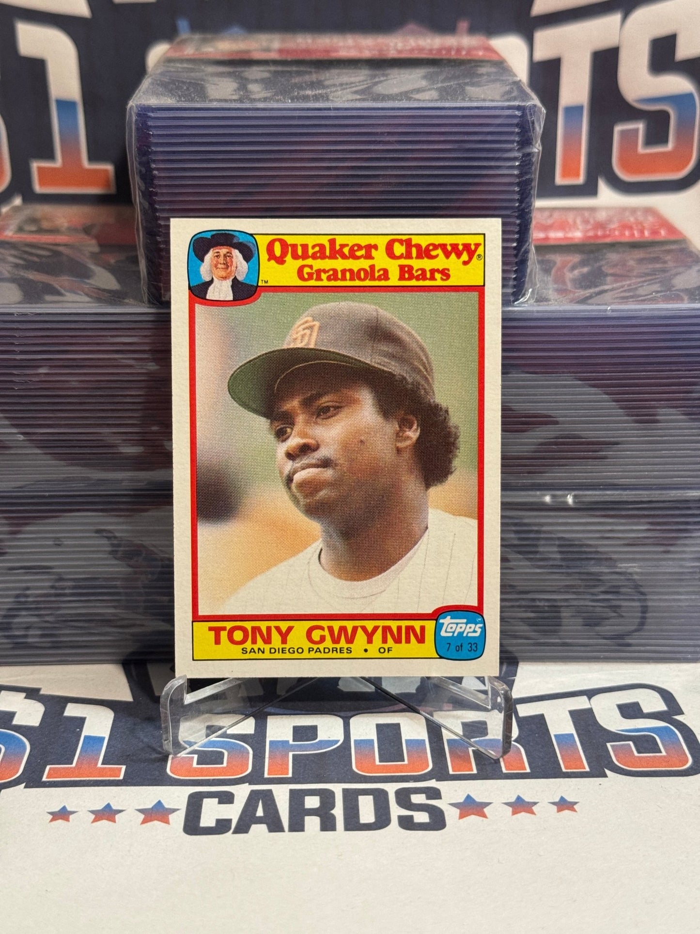 1986 Topps (Quaker Chewy) Tony Gwynn 7