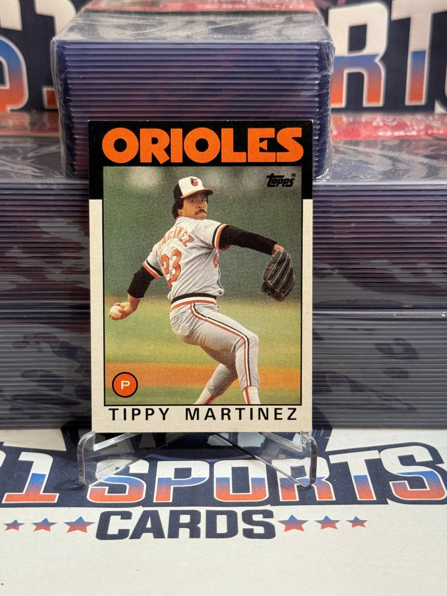 1986 Topps Tippy Martinez #82