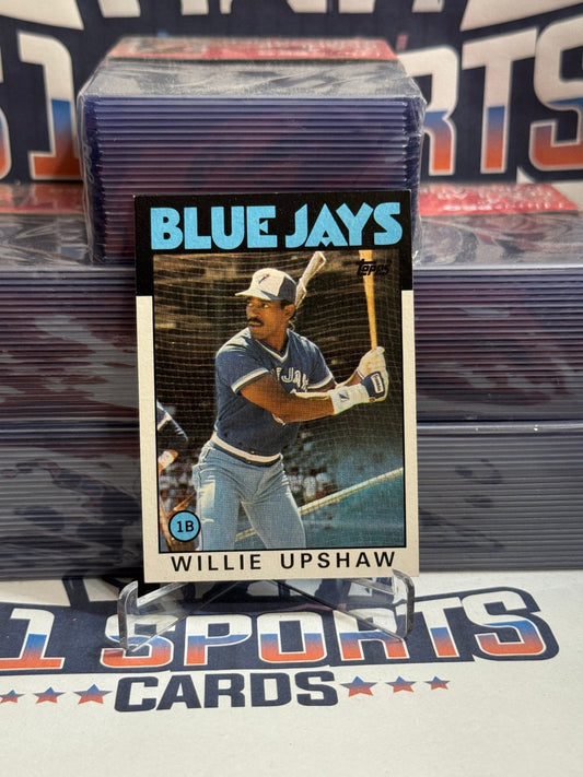 1986 Topps Willie Upshaw #745