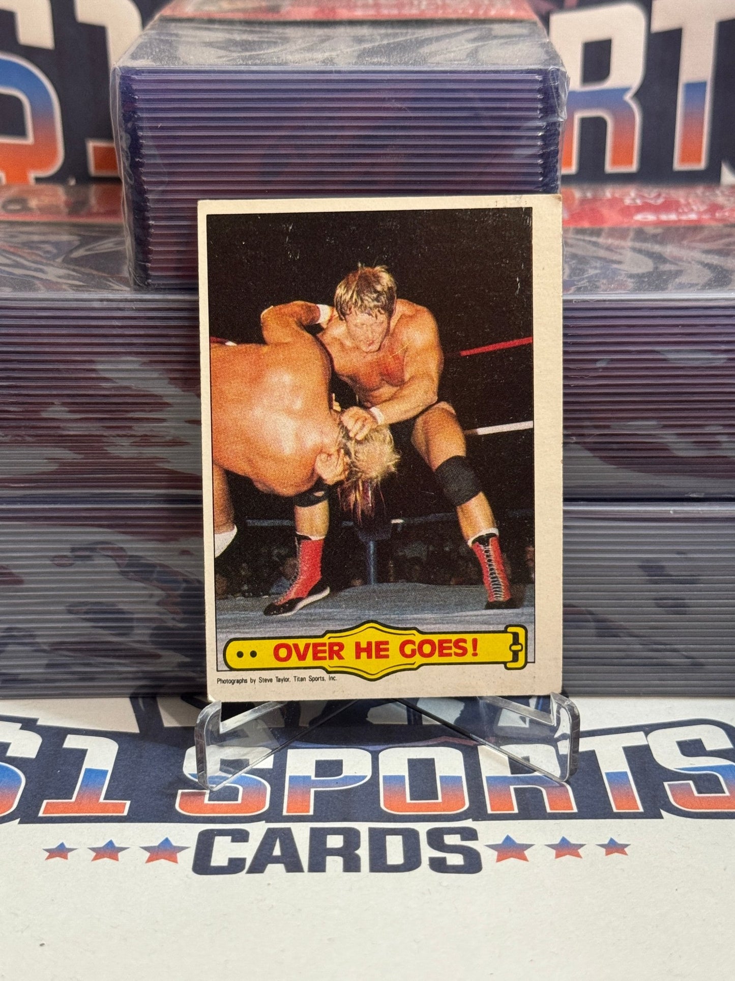 1986 Topps WWE (Ringside Action) Paul "Mr. Wonderful" Orndorff #30