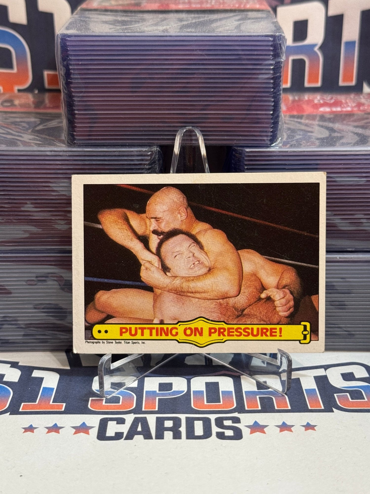 1986 Topps WWE (Ringside Action) The Iron Sheik & Ivan Putski #32