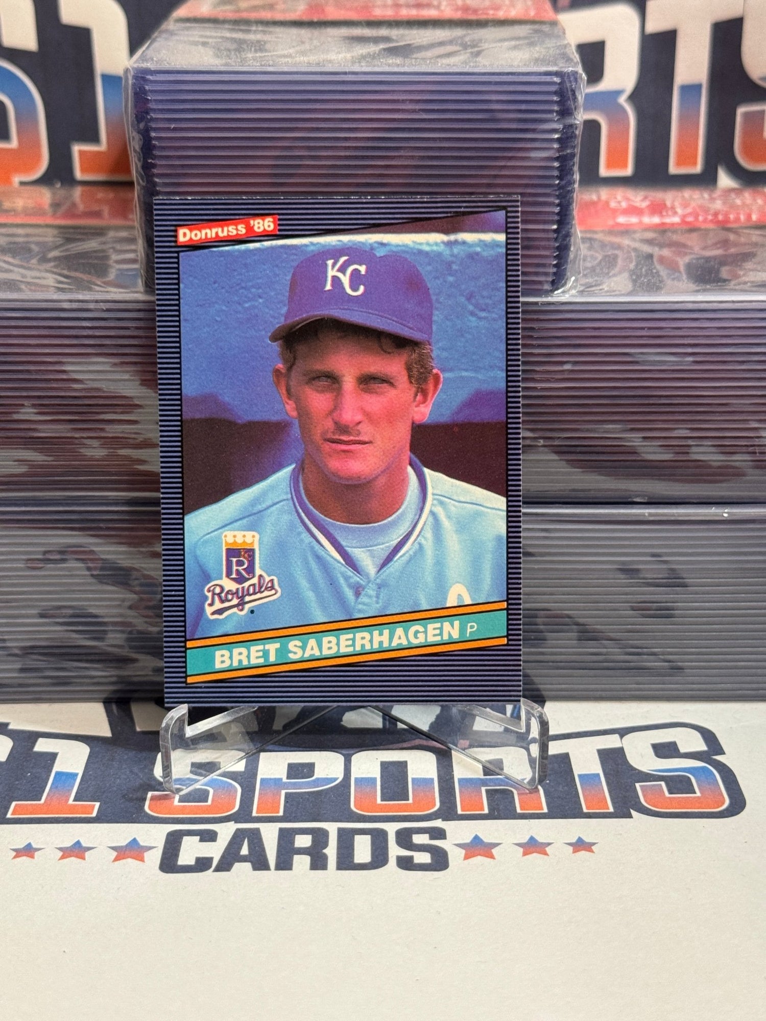 1987 Donruss Bret Saberhagen #100