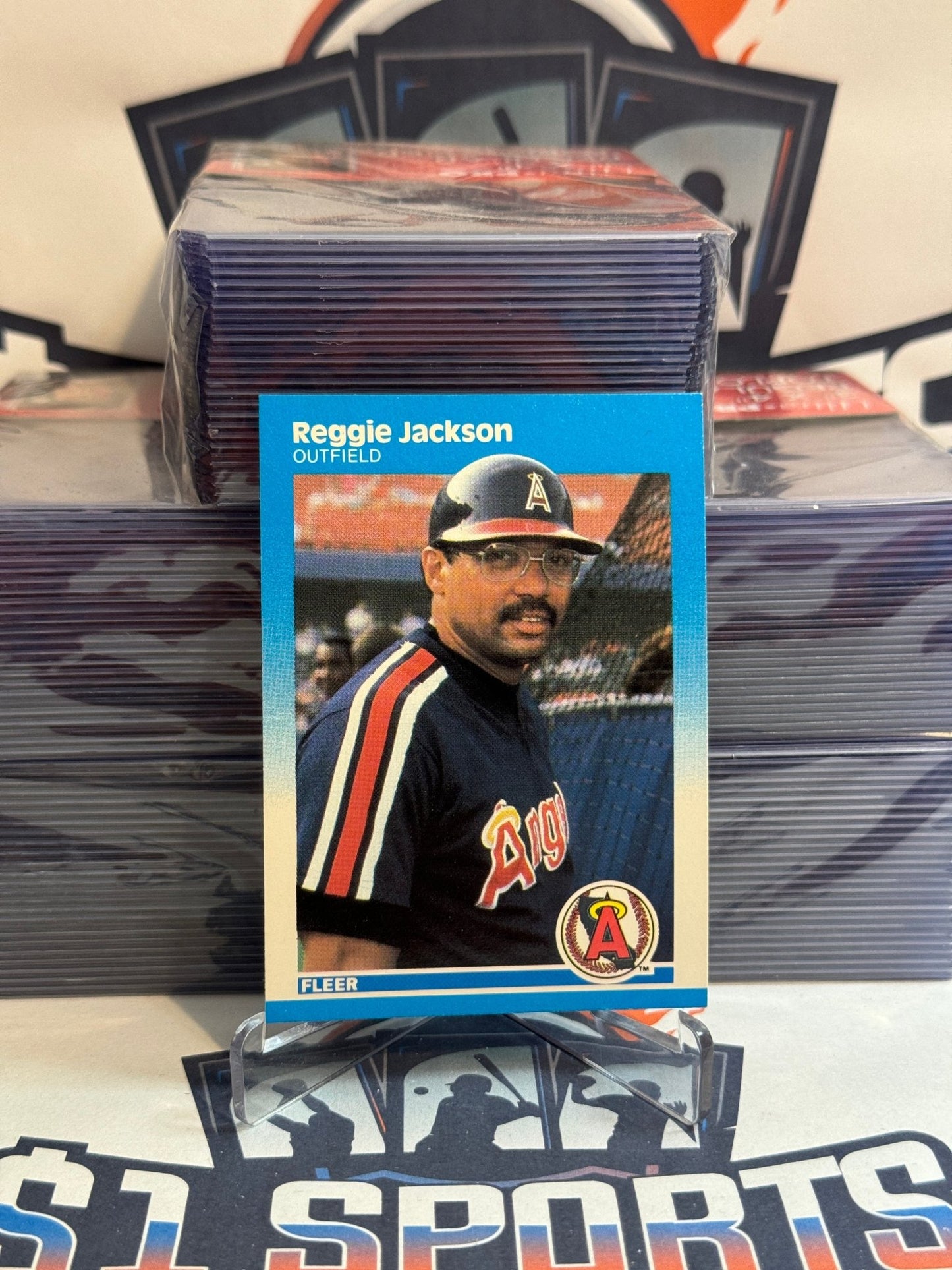1987 Fleer Reggie Jackson #84