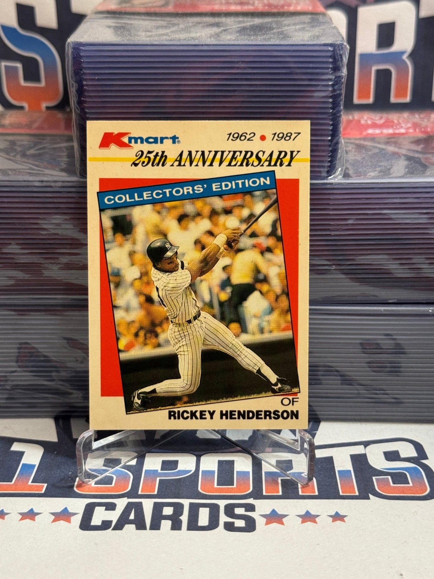 1987 Topps (Kmart 25th Anniversary) Rickey Henderson #27