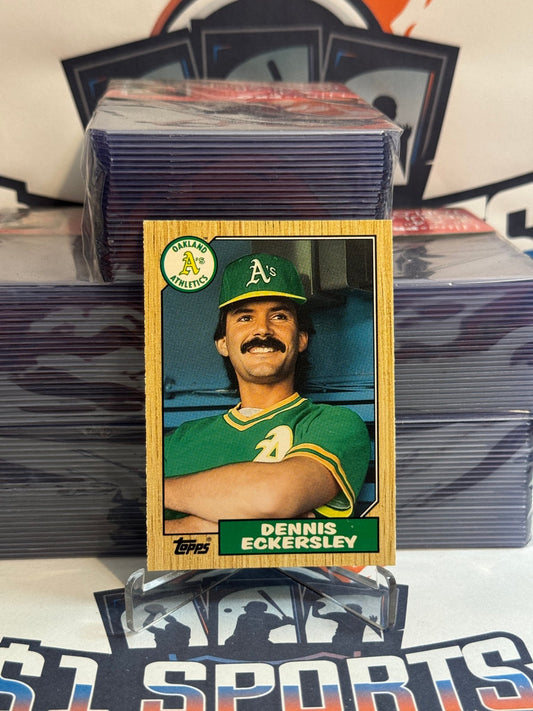 1987 Topps Traded (Athletics Debut) Dennis Eckersley #31T