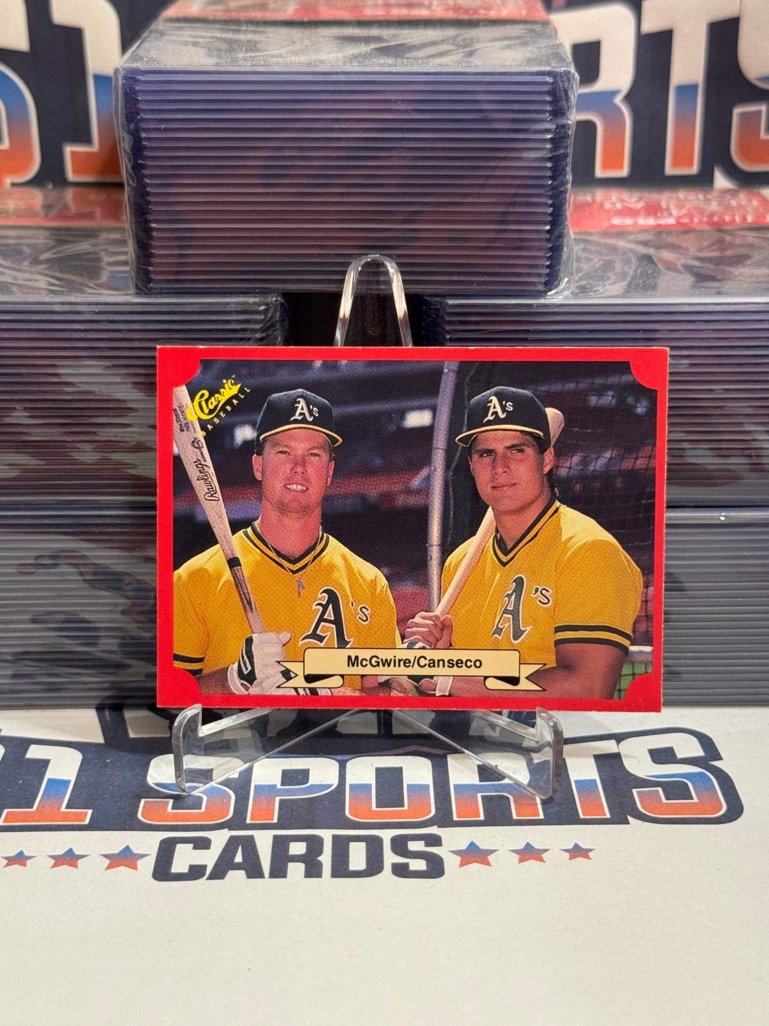 1988 Classic (Red) Mark McGwire & Jose Canseco #197