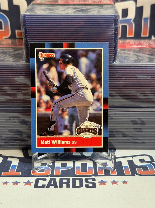 1988 Donruss Matt Williams Rookie #628