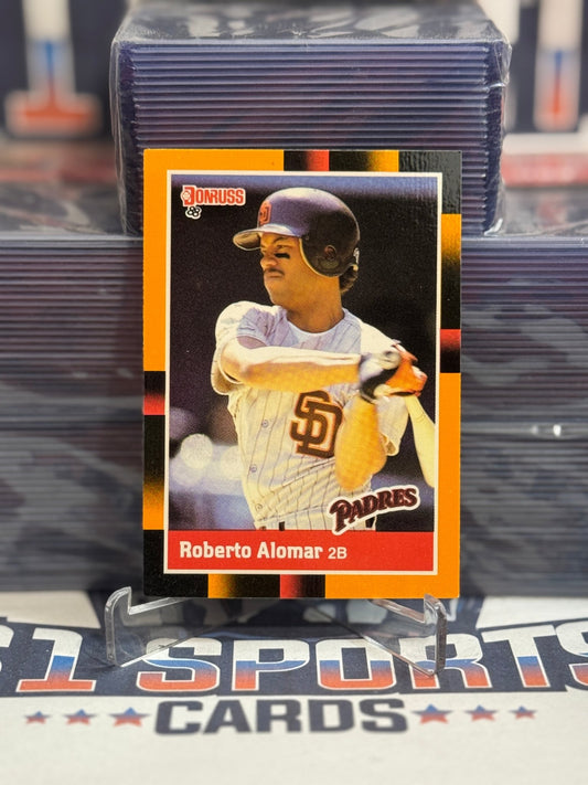 1988 Donruss (Orange Variation) Roberto Alomar Rookie 42