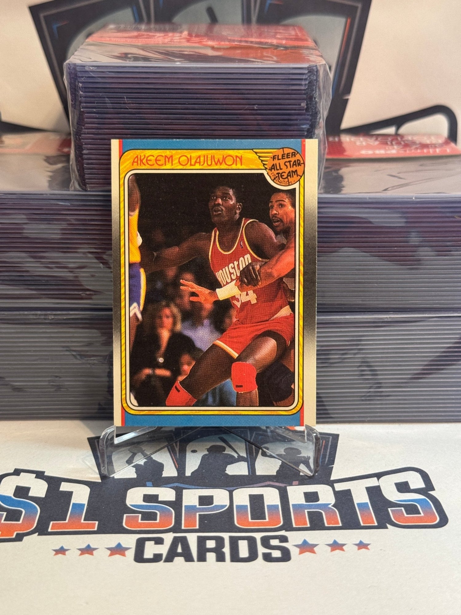 1988 Fleer (All - Star Team) Hakeem Olajuwon #126