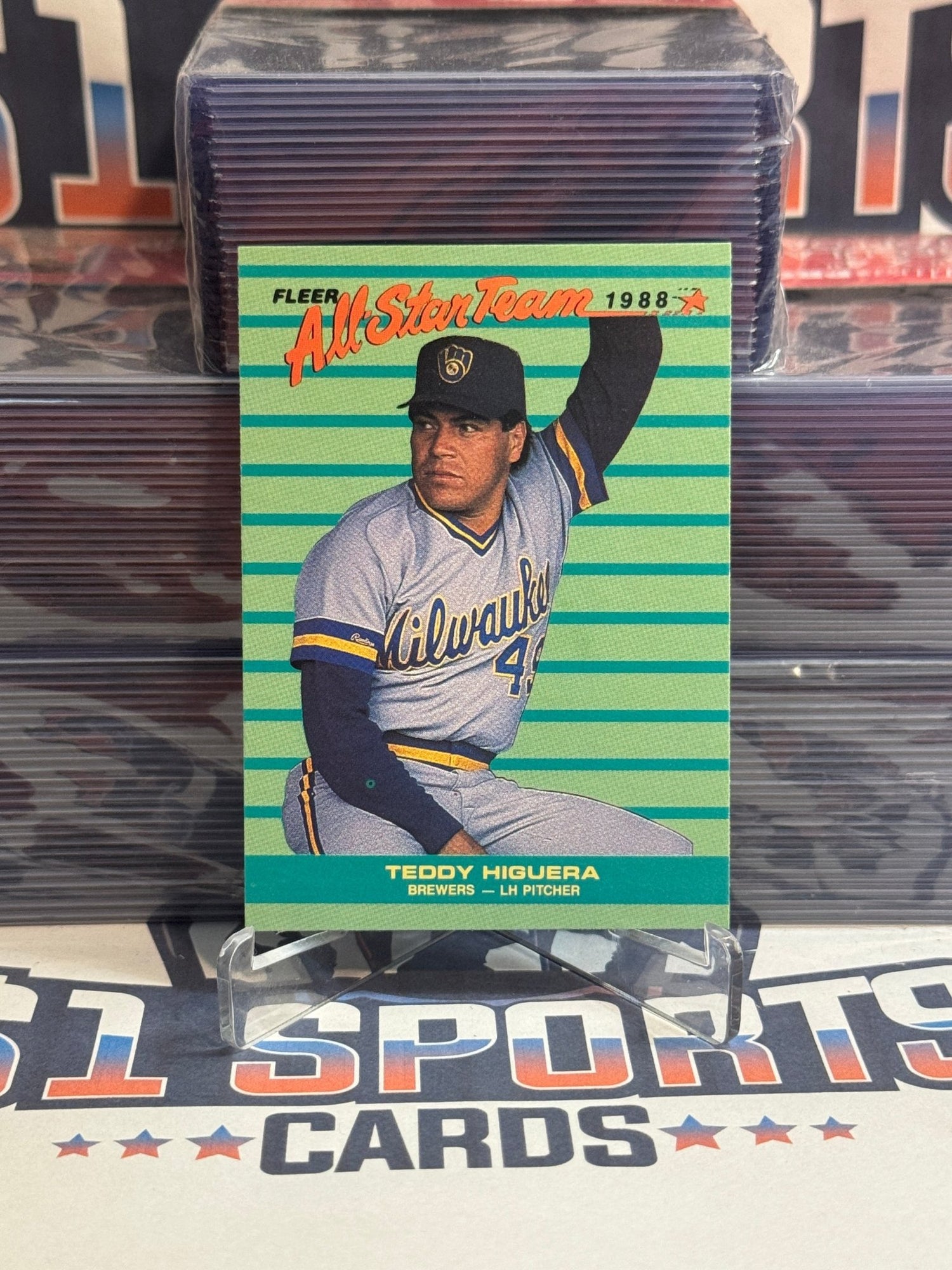 1988 Fleer (All - Star Team) Teddy Higuera 3