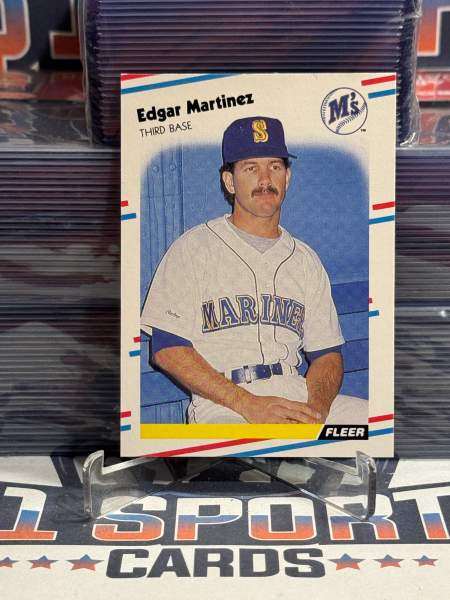 1988 Fleer Edgar Martinez Rookie 378