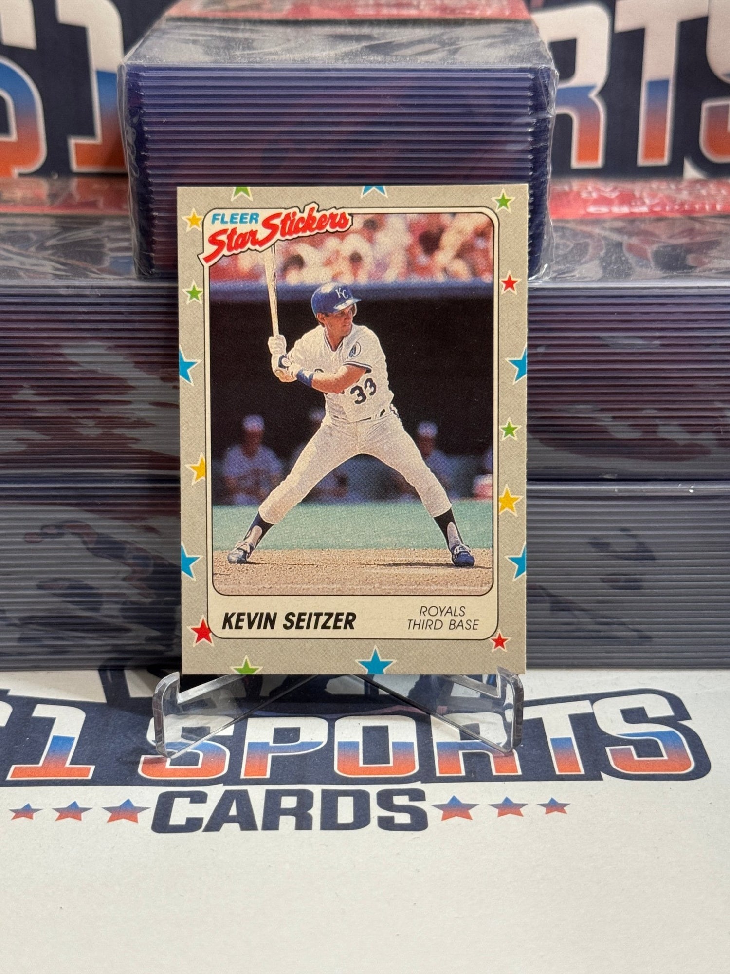 1988 Fleer (Superstars) Kevin Seitzer #33