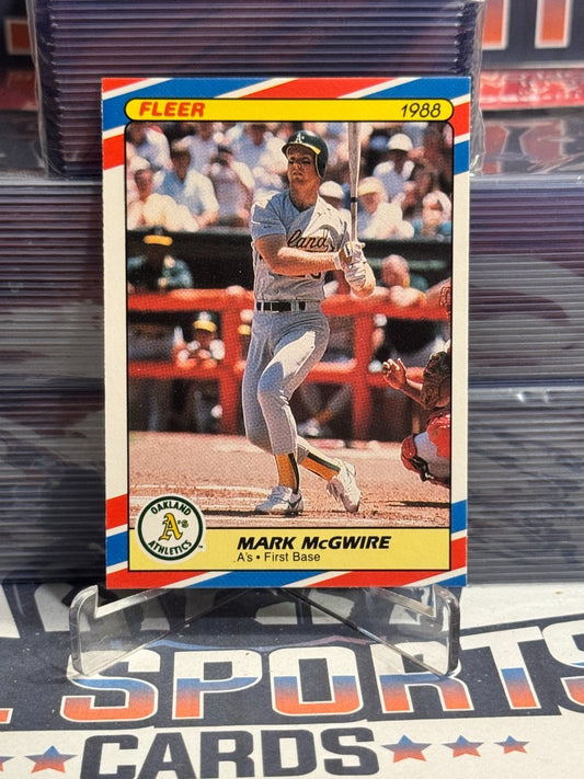 1988 Fleer (Superstars) Mark McGwire 23