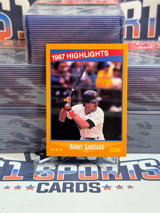 1988 Score (Highlights) Benito Santiago #654