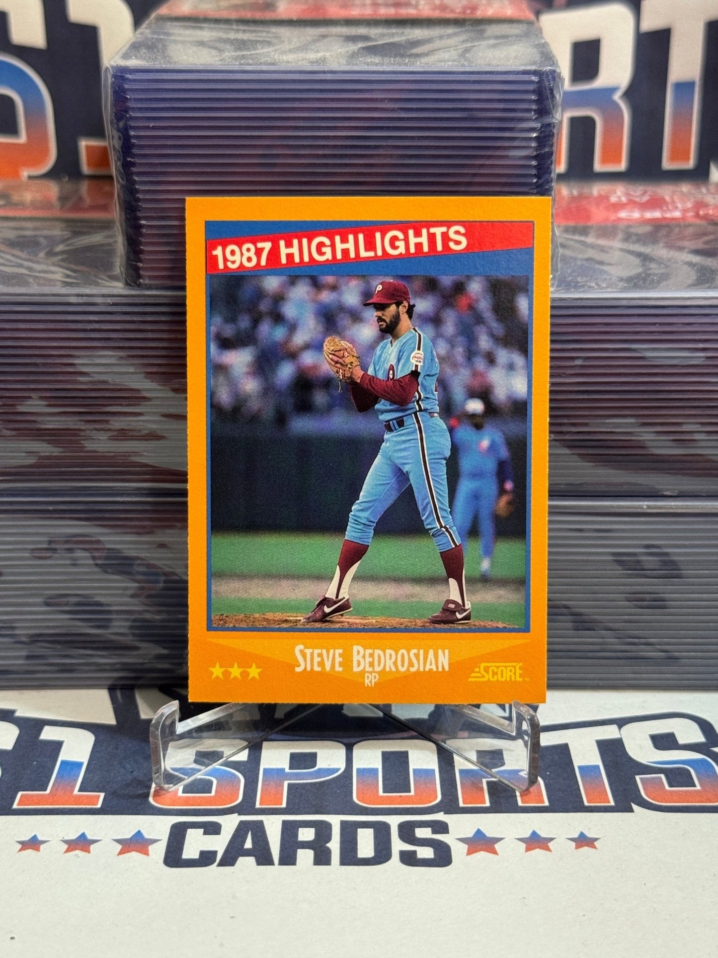 1988 Score (Highlights) Steve Bedrosian #656