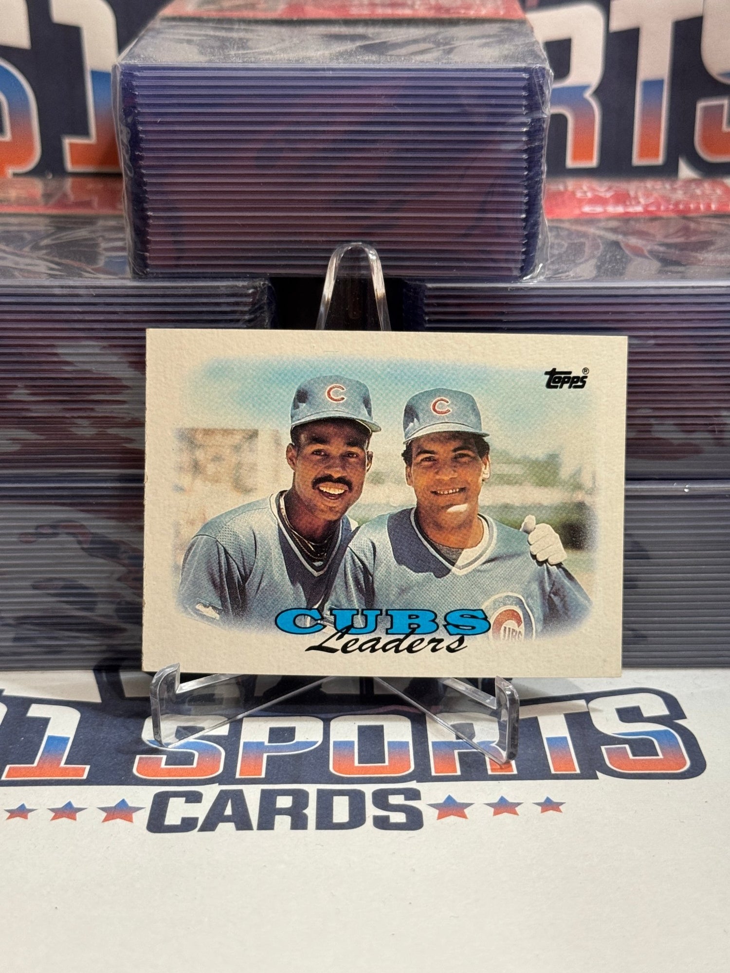 1988 Topps (Cubs Team Card) Shawon Dunston & Manny Trillo #171