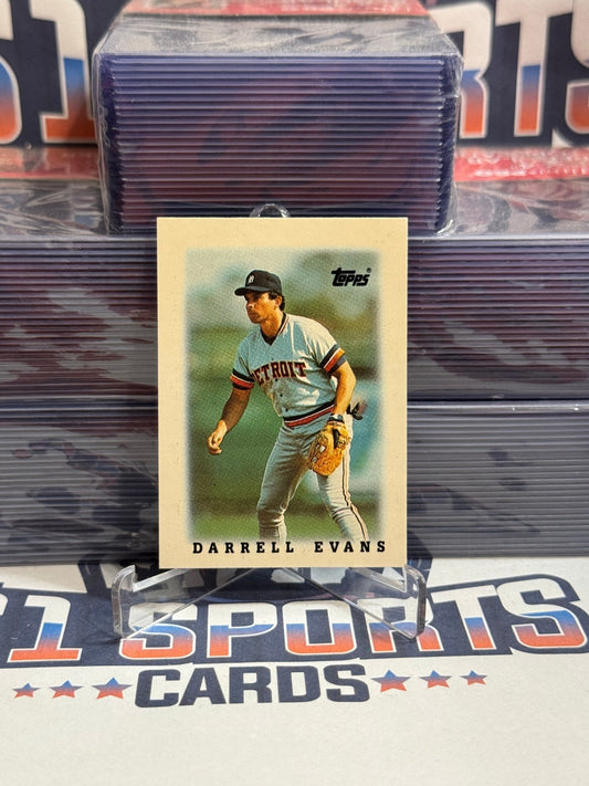 1988 Topps (Mini) Darrell Evans #10