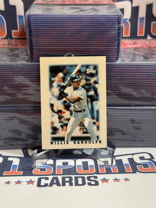 1988 Topps (Mini) Willie Randolph #28