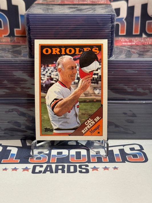 1988 Topps (Orioles Team Card) Cal Ripken Sr. #444