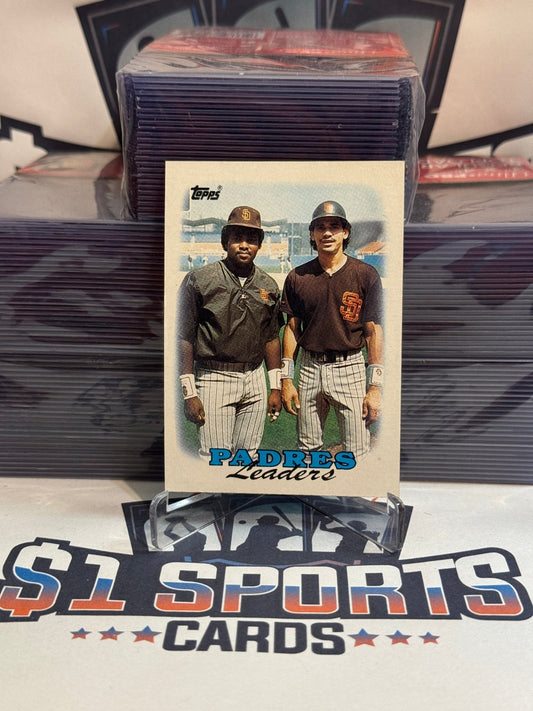 1988 Topps (Padres Leaders) Tony Gwynn & Benito Santiago #699