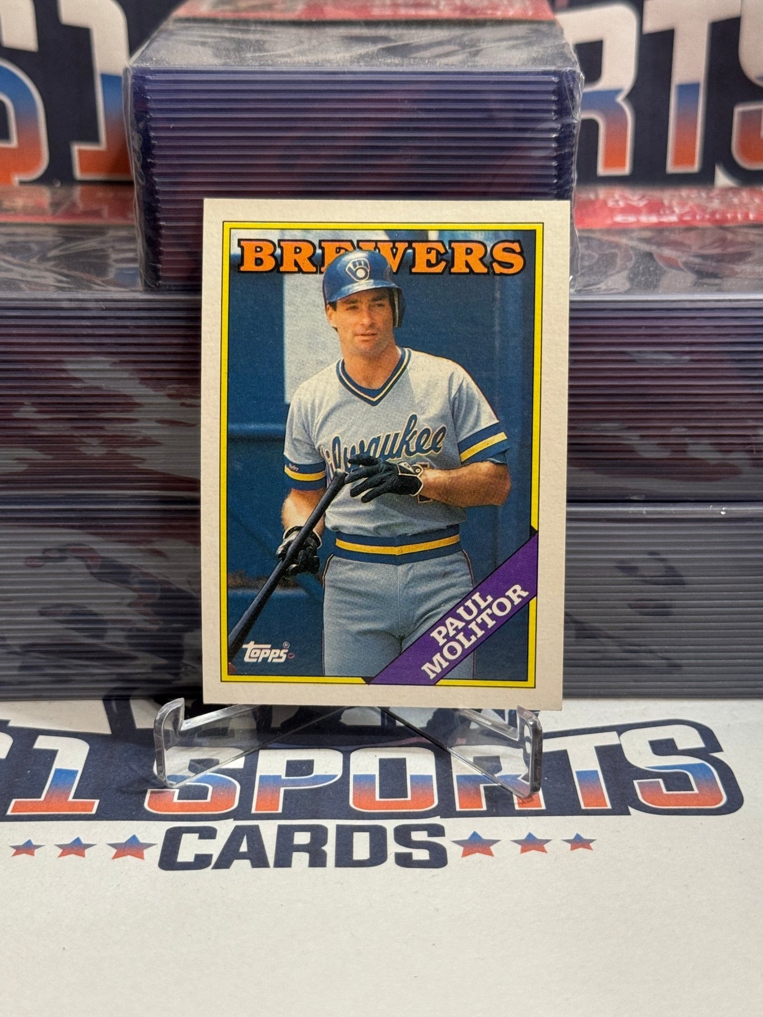 1988 Topps Paul Molitor #465