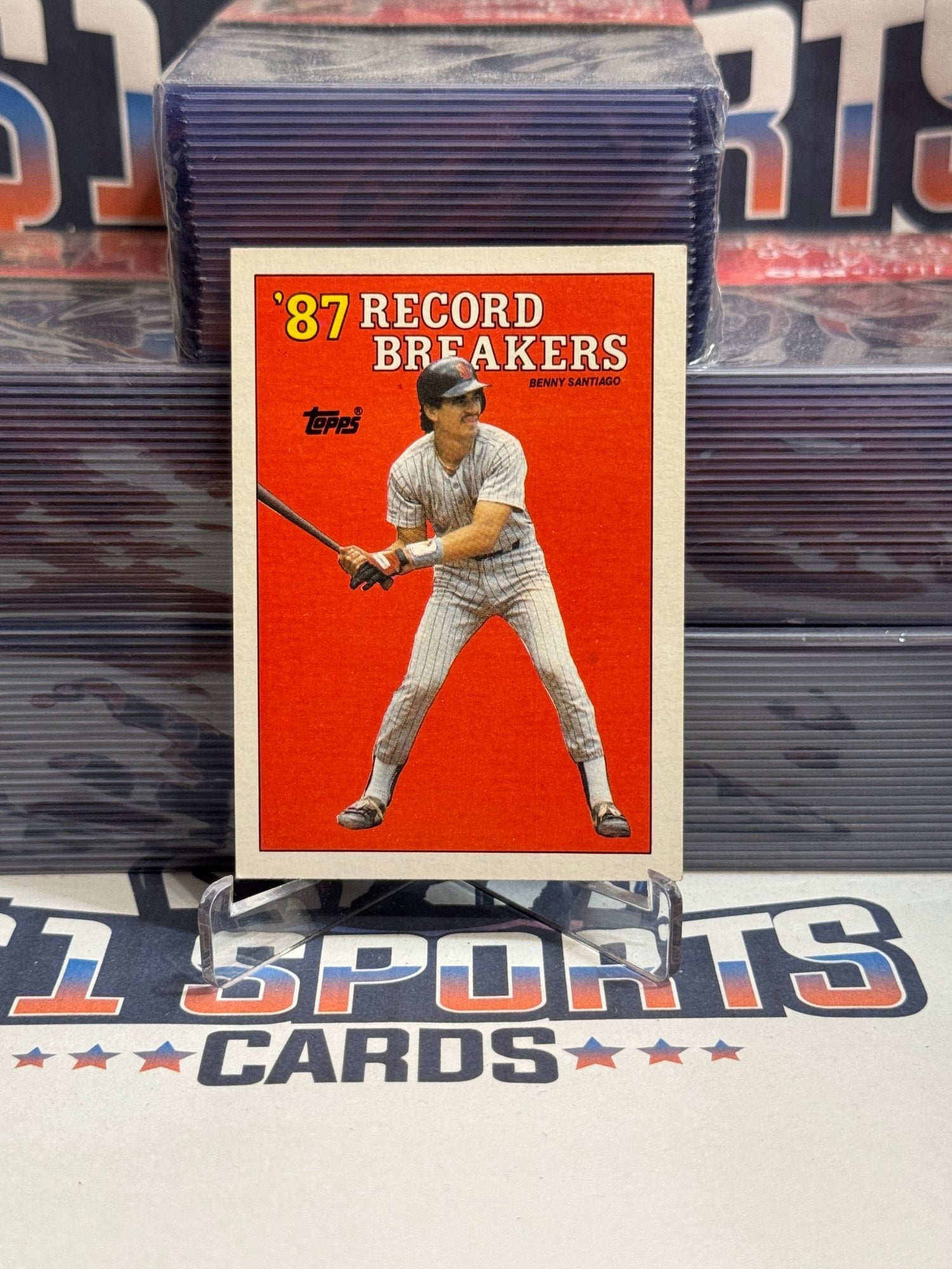 1988 Topps (Record Breakers) Benito Santiago #7