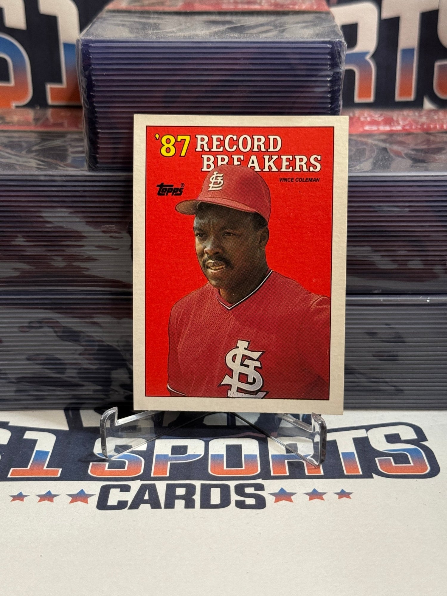 1988 Topps (Record Breakers) Vince Coleman #1