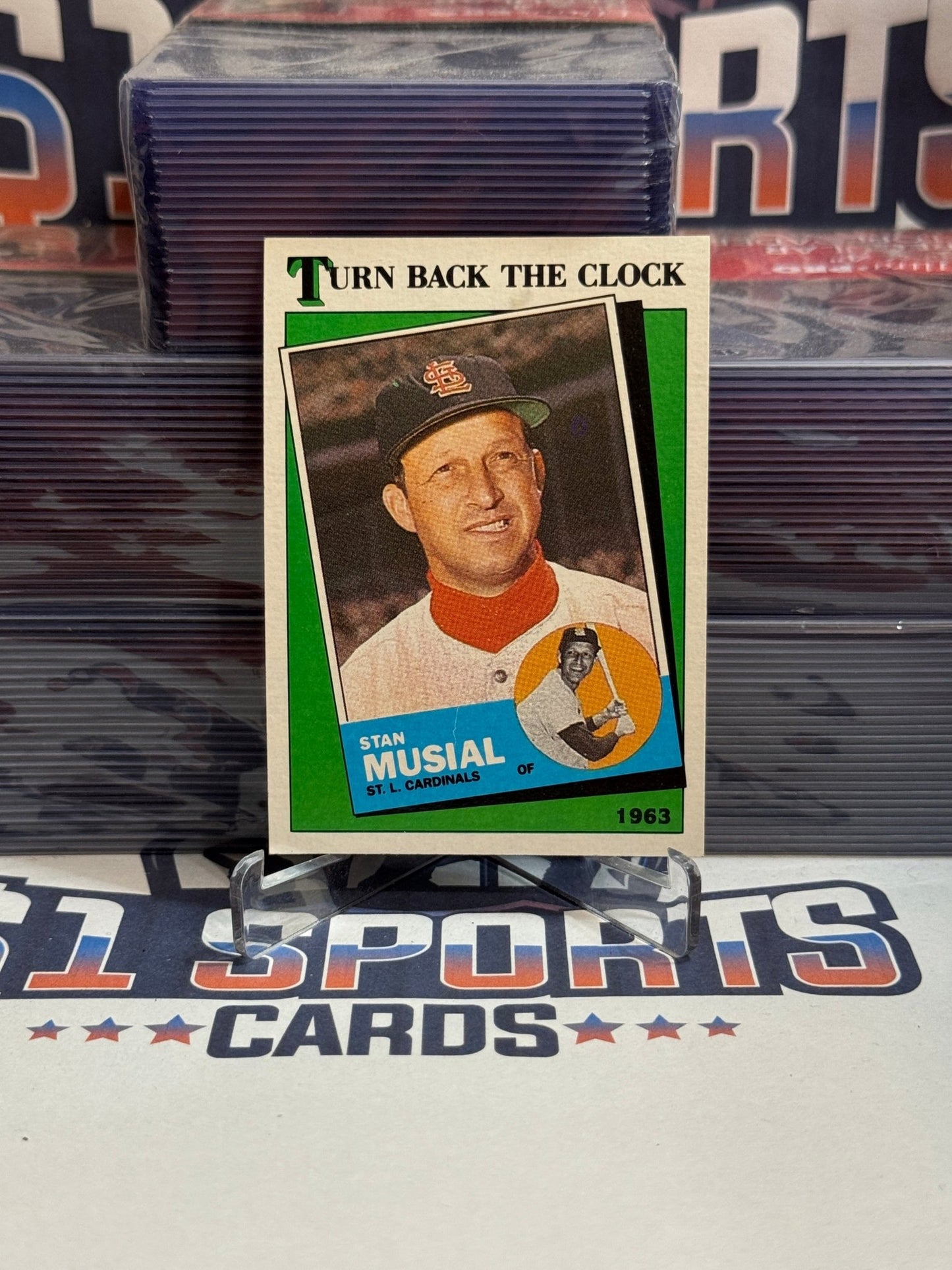 1988 Topps (Turn Back The Clock) Stan Musial #665