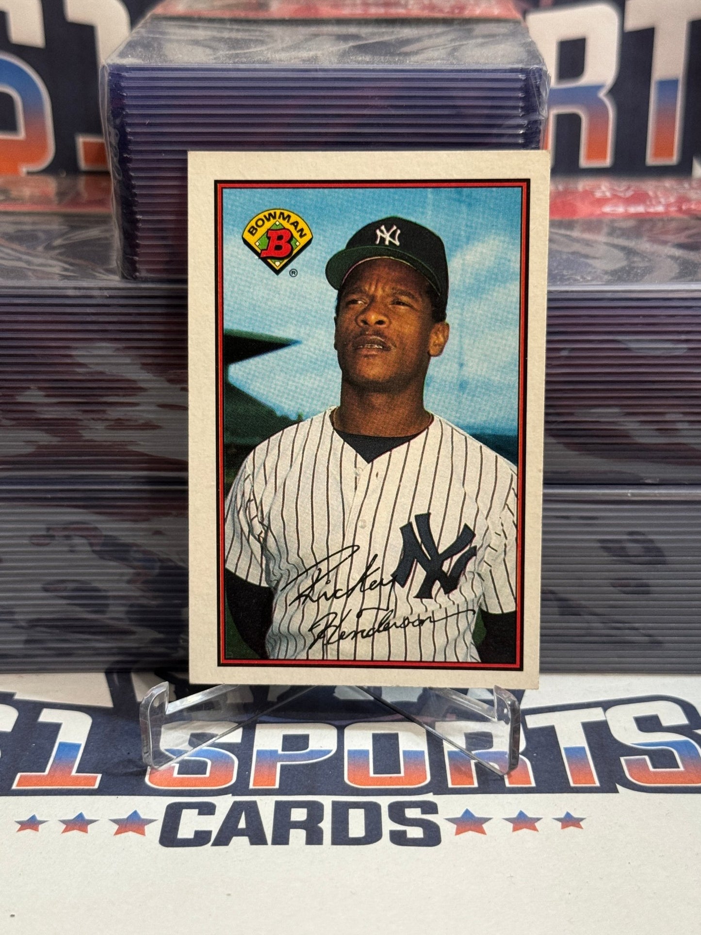 1989 Bowman Rickey Henderson #181