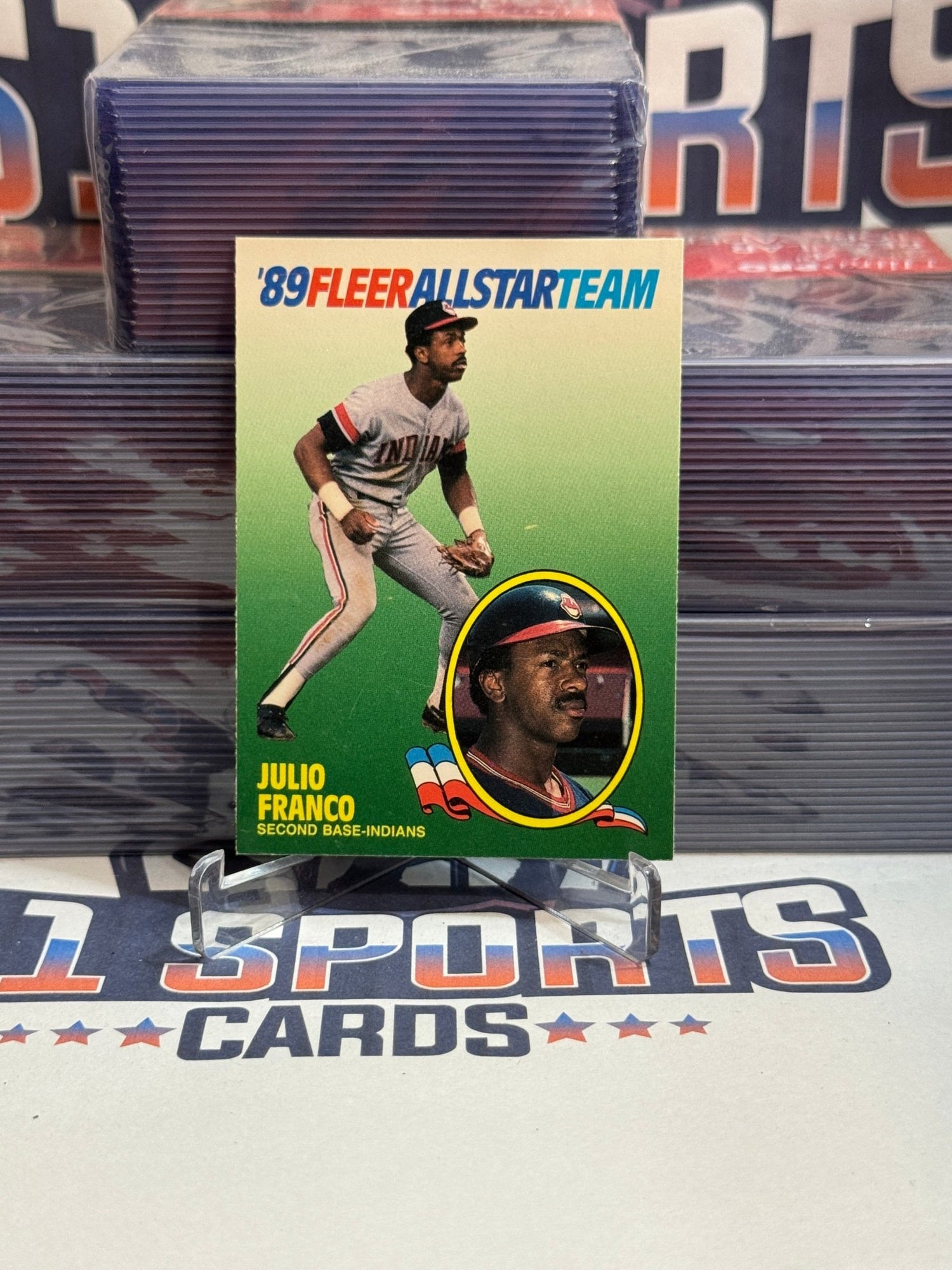 1989 Fleer (All - Star Team) Julio Franco #5