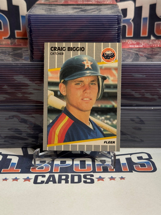 1989 Fleer Craig Biggio Rookie #353