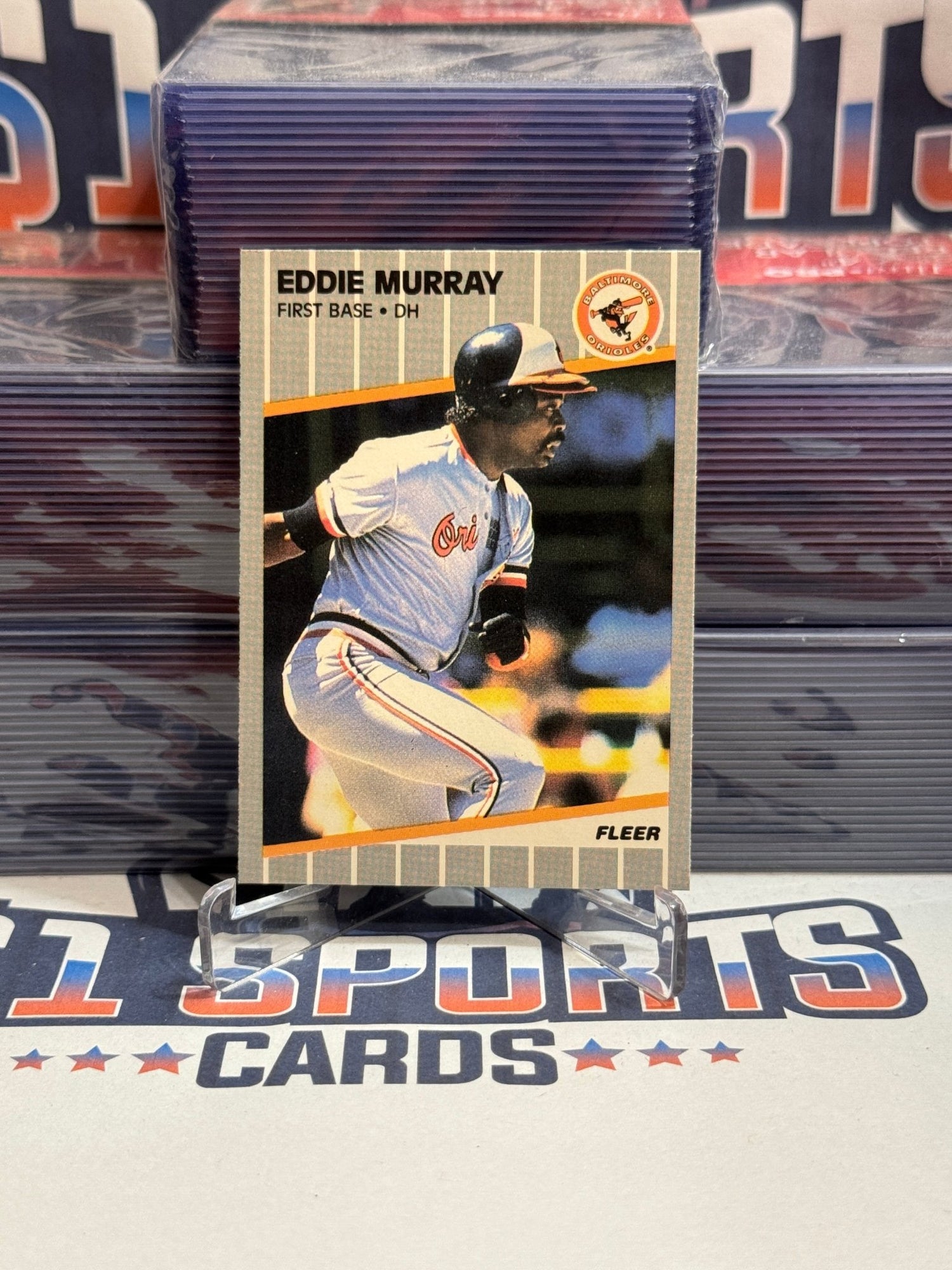 1989 Fleer Eddie Murray #611