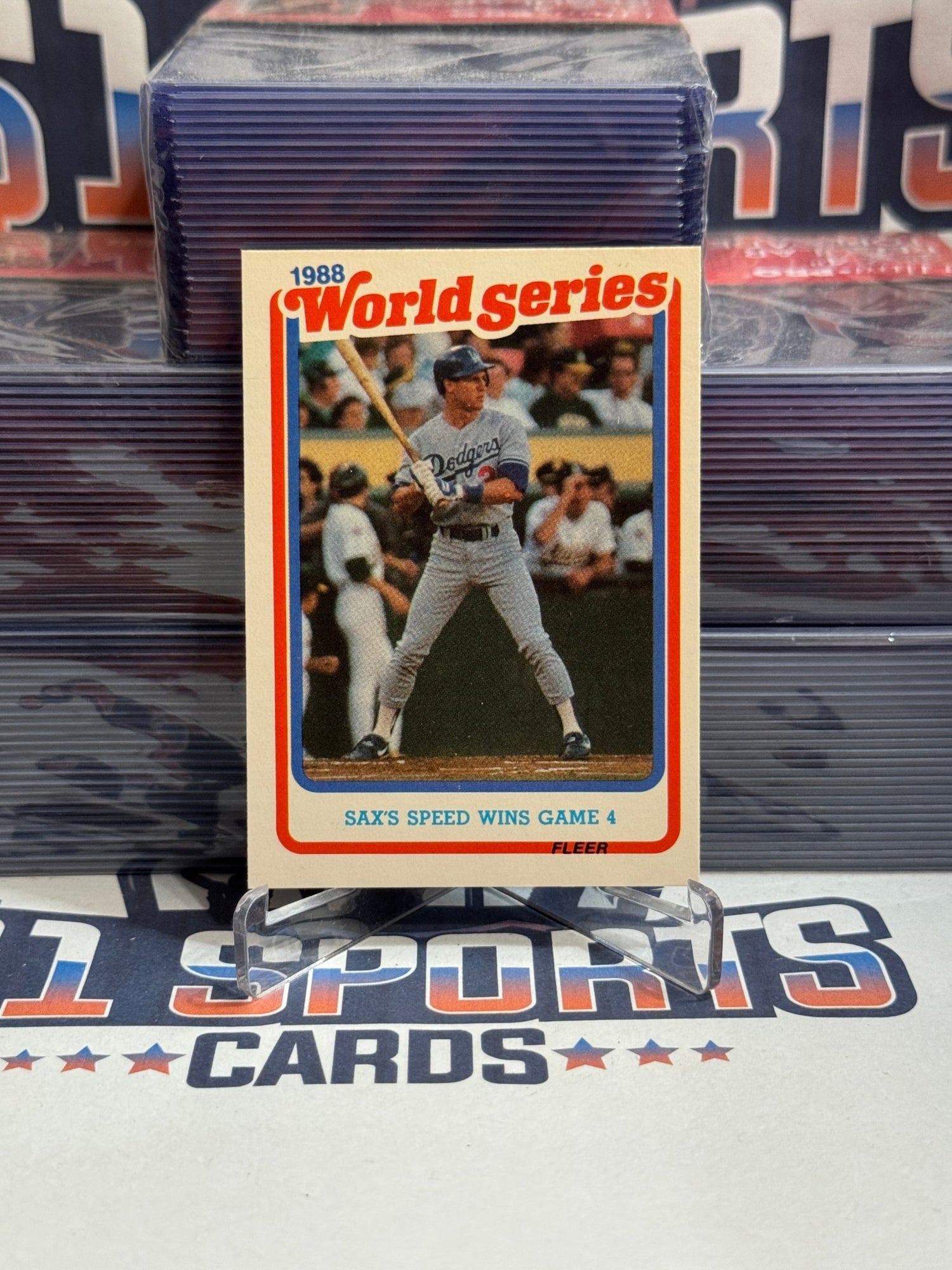 1989 Fleer (World Series) Steve Sax #9