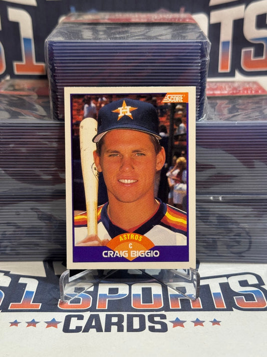 1989 Score Craig Biggio Rookie 237