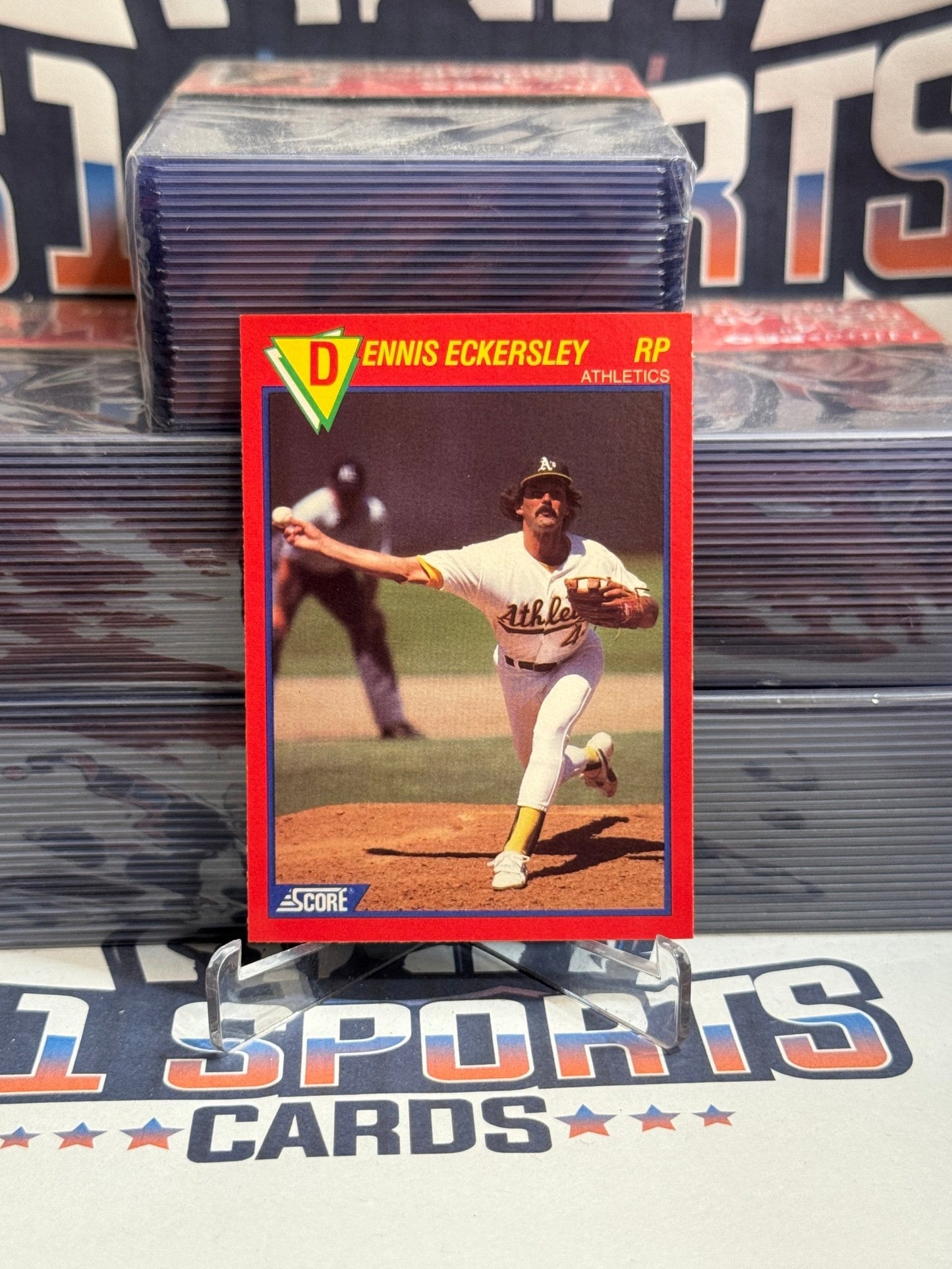 1989 Score (Superstar) Dennis Eckersley #16