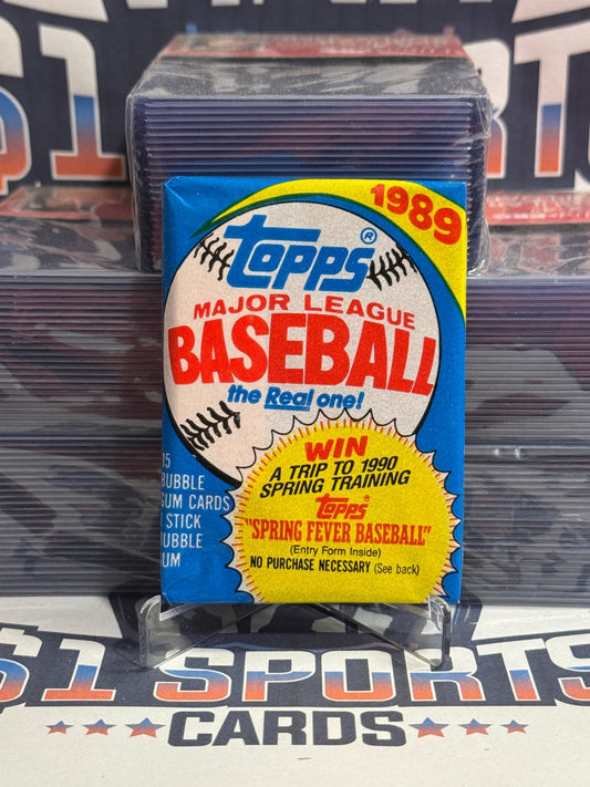 1989 Topps MLB Baseball Retail Pack