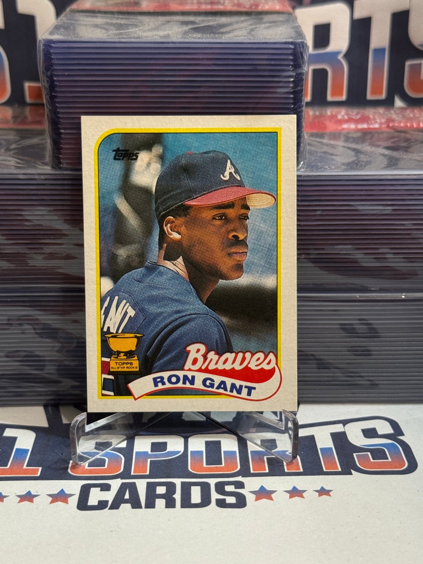 1989 Topps (Rookie Cup) Ron Gant #296