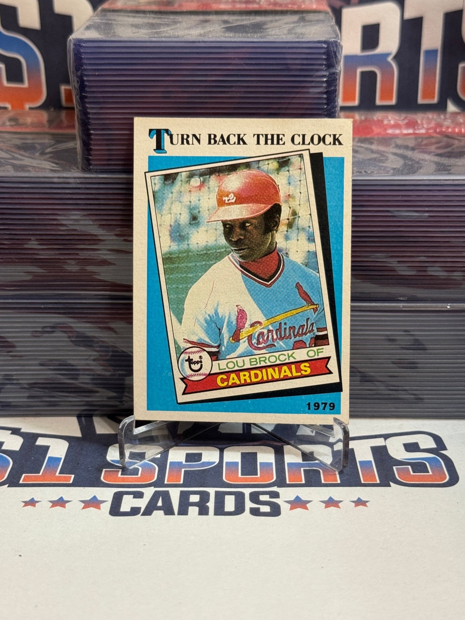 1989 Topps (Turn Back The Clock) Lou Brock #662