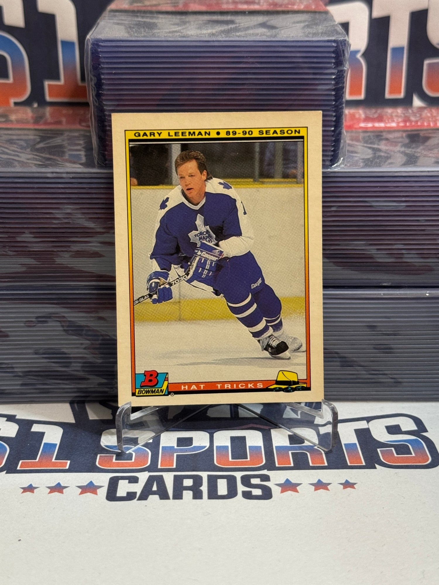 1990 Bowman (Hat Trick) Gary Leeman #10