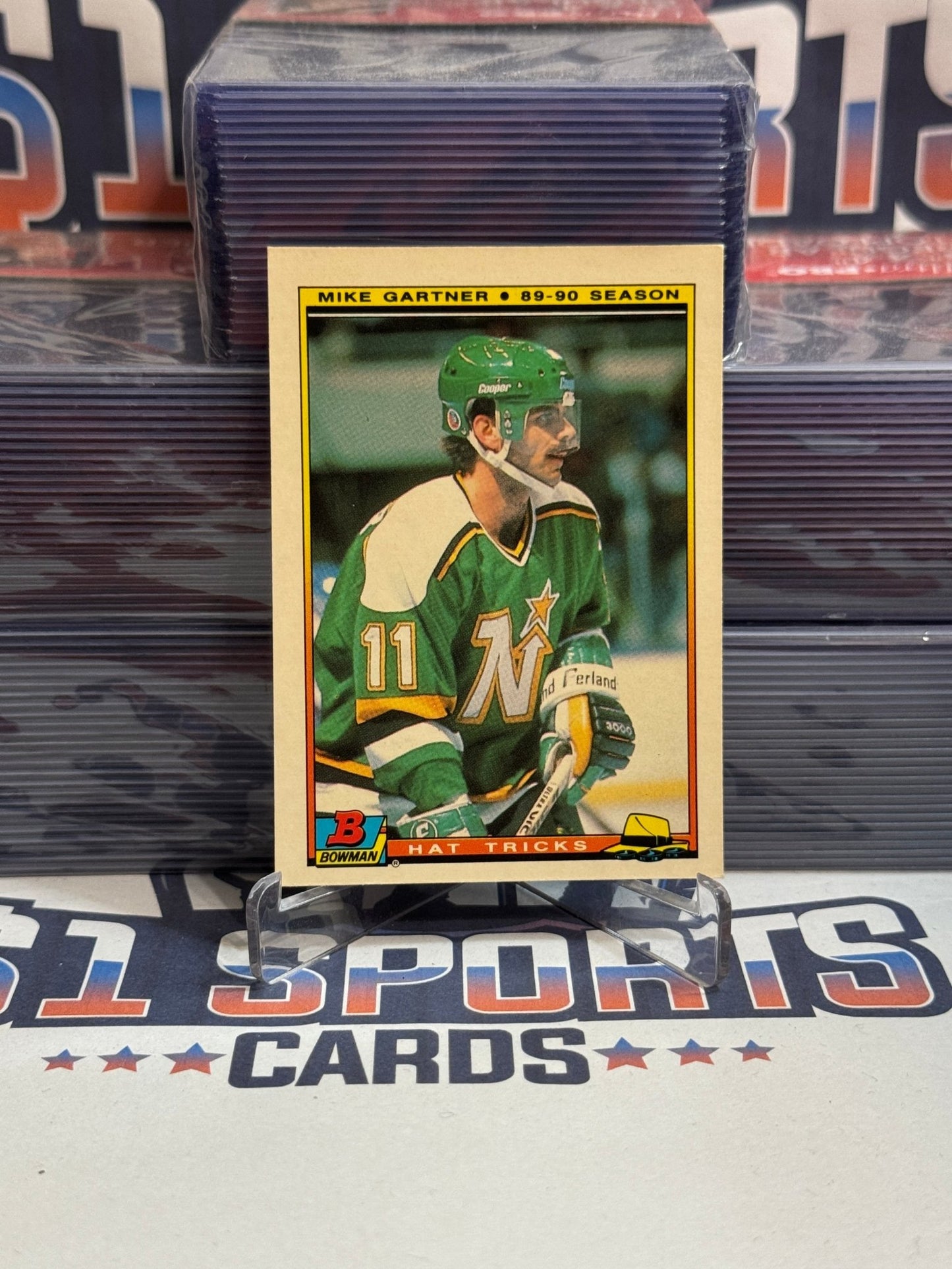 1990 Bowman (Hat Trick) Mike Gartner #8