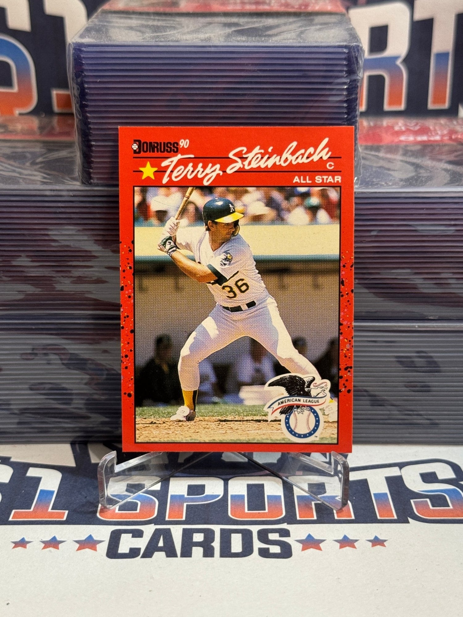 1990 Donruss (All - Star) Terry Steinbach #637