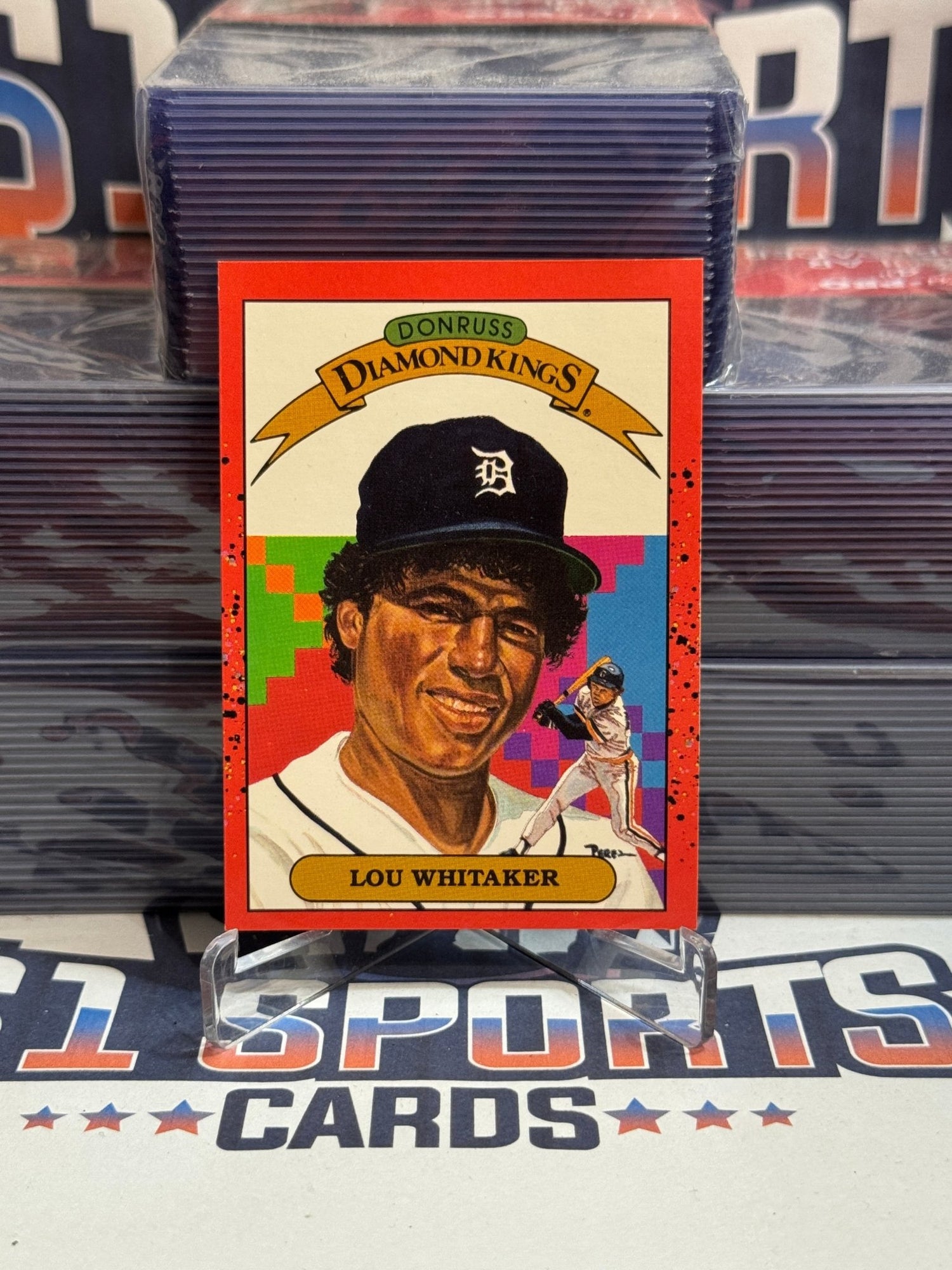 1990 Donruss (Diamond Kings) Lou Whitaker #16